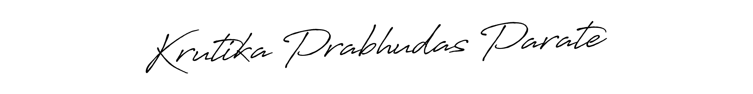 Also we have Krutika Prabhudas Parate name is the best signature style. Create professional handwritten signature collection using Antro_Vectra_Bolder autograph style. Krutika Prabhudas Parate signature style 7 images and pictures png