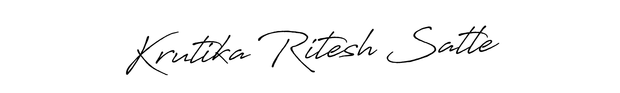 Similarly Antro_Vectra_Bolder is the best handwritten signature design. Signature creator online .You can use it as an online autograph creator for name Krutika Ritesh Satle. Krutika Ritesh Satle signature style 7 images and pictures png