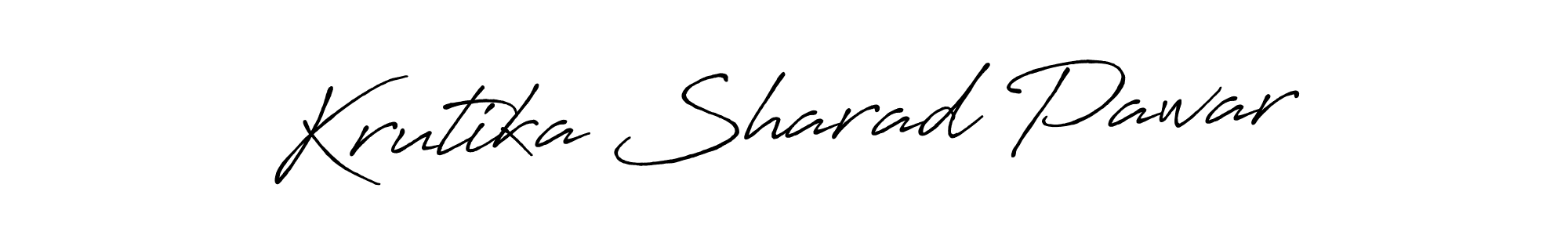 It looks lik you need a new signature style for name Krutika Sharad Pawar. Design unique handwritten (Antro_Vectra_Bolder) signature with our free signature maker in just a few clicks. Krutika Sharad Pawar signature style 7 images and pictures png