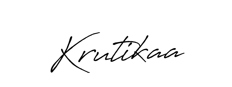 Antro_Vectra_Bolder is a professional signature style that is perfect for those who want to add a touch of class to their signature. It is also a great choice for those who want to make their signature more unique. Get Krutikaa name to fancy signature for free. Krutikaa signature style 7 images and pictures png