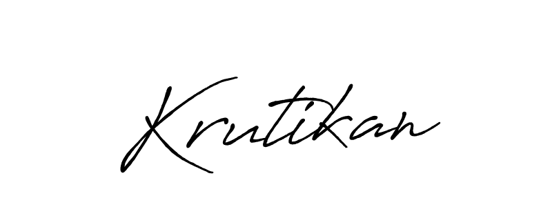 The best way (Antro_Vectra_Bolder) to make a short signature is to pick only two or three words in your name. The name Krutikan include a total of six letters. For converting this name. Krutikan signature style 7 images and pictures png
