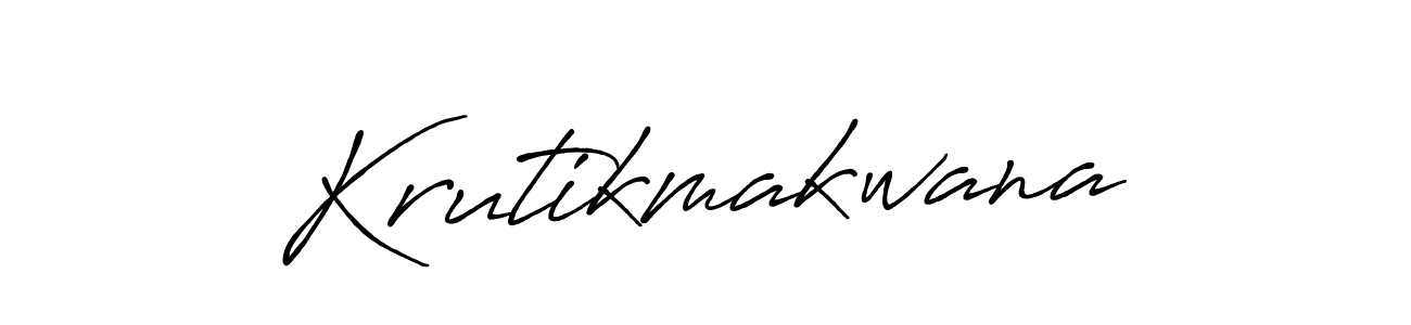 Make a beautiful signature design for name Krutikmakwana. Use this online signature maker to create a handwritten signature for free. Krutikmakwana signature style 7 images and pictures png