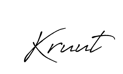 How to make Kruut name signature. Use Antro_Vectra_Bolder style for creating short signs online. This is the latest handwritten sign. Kruut signature style 7 images and pictures png