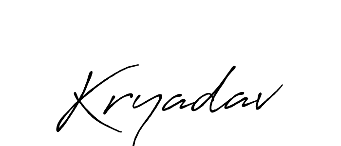 Make a short Kryadav signature style. Manage your documents anywhere anytime using Antro_Vectra_Bolder. Create and add eSignatures, submit forms, share and send files easily. Kryadav signature style 7 images and pictures png