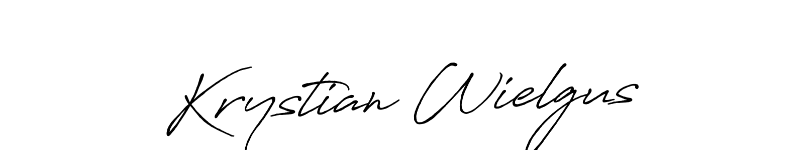 Similarly Antro_Vectra_Bolder is the best handwritten signature design. Signature creator online .You can use it as an online autograph creator for name Krystian Wielgus. Krystian Wielgus signature style 7 images and pictures png