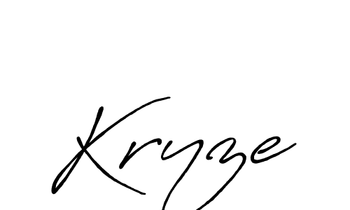 Best and Professional Signature Style for Kryze. Antro_Vectra_Bolder Best Signature Style Collection. Kryze signature style 7 images and pictures png