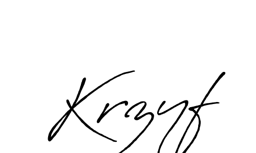 See photos of Krzyf official signature by Spectra . Check more albums & portfolios. Read reviews & check more about Antro_Vectra_Bolder font. Krzyf signature style 7 images and pictures png