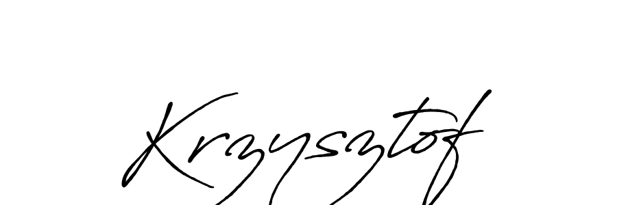 Also we have Krzysztof name is the best signature style. Create professional handwritten signature collection using Antro_Vectra_Bolder autograph style. Krzysztof signature style 7 images and pictures png