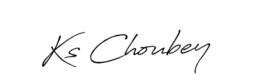 Make a short Ks Choubey signature style. Manage your documents anywhere anytime using Antro_Vectra_Bolder. Create and add eSignatures, submit forms, share and send files easily. Ks Choubey signature style 7 images and pictures png