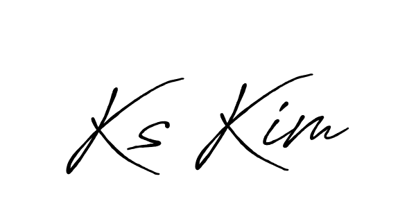 Once you've used our free online signature maker to create your best signature Antro_Vectra_Bolder style, it's time to enjoy all of the benefits that Ks Kim name signing documents. Ks Kim signature style 7 images and pictures png