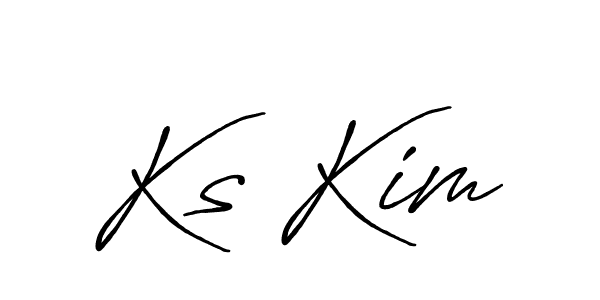 Also You can easily find your signature by using the search form. We will create Ks Kim name handwritten signature images for you free of cost using Antro_Vectra_Bolder sign style. Ks Kim signature style 7 images and pictures png