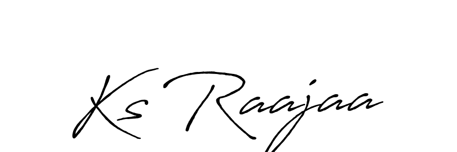 It looks lik you need a new signature style for name Ks Raajaa. Design unique handwritten (Antro_Vectra_Bolder) signature with our free signature maker in just a few clicks. Ks Raajaa signature style 7 images and pictures png