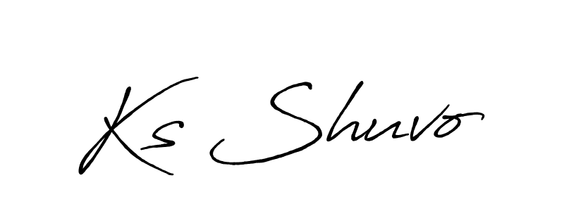 Here are the top 10 professional signature styles for the name Ks Shuvo. These are the best autograph styles you can use for your name. Ks Shuvo signature style 7 images and pictures png