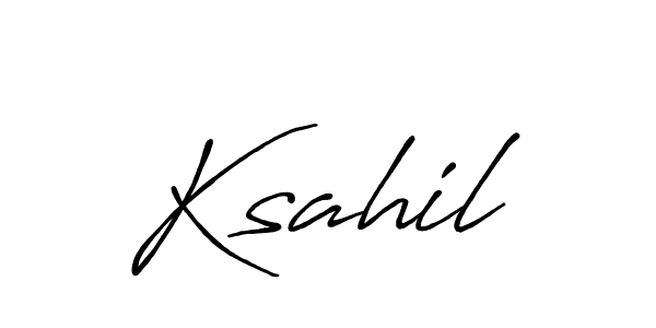 This is the best signature style for the Ksahil name. Also you like these signature font (Antro_Vectra_Bolder). Mix name signature. Ksahil signature style 7 images and pictures png