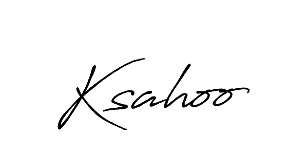 Ksahoo stylish signature style. Best Handwritten Sign (Antro_Vectra_Bolder) for my name. Handwritten Signature Collection Ideas for my name Ksahoo. Ksahoo signature style 7 images and pictures png