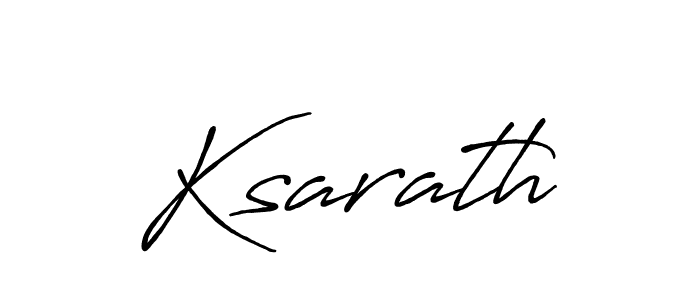 Also we have Ksarath name is the best signature style. Create professional handwritten signature collection using Antro_Vectra_Bolder autograph style. Ksarath signature style 7 images and pictures png