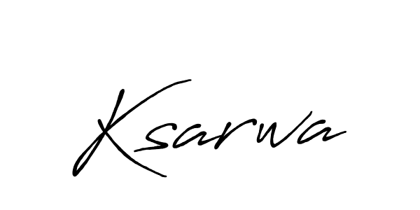 if you are searching for the best signature style for your name Ksarwa. so please give up your signature search. here we have designed multiple signature styles  using Antro_Vectra_Bolder. Ksarwa signature style 7 images and pictures png