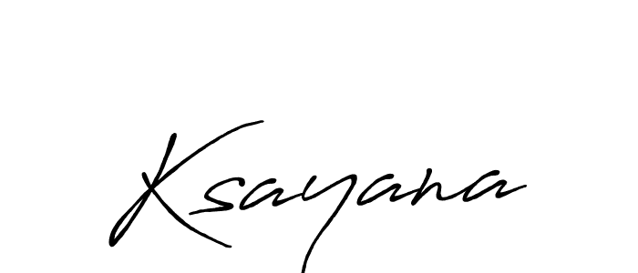 Make a beautiful signature design for name Ksayana. Use this online signature maker to create a handwritten signature for free. Ksayana signature style 7 images and pictures png