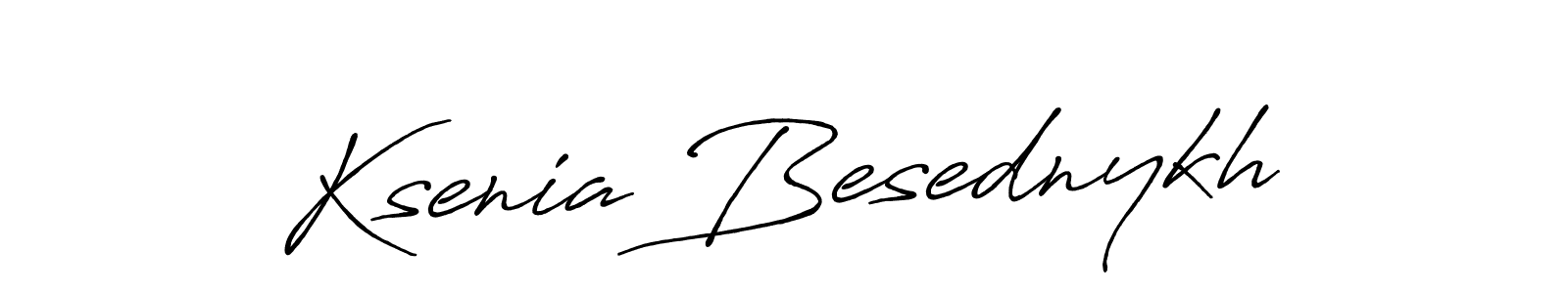 Use a signature maker to create a handwritten signature online. With this signature software, you can design (Antro_Vectra_Bolder) your own signature for name Ksenia Besednykh. Ksenia Besednykh signature style 7 images and pictures png