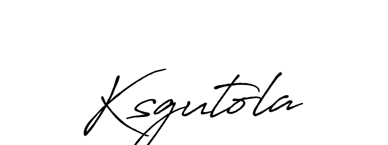 Ksgutola stylish signature style. Best Handwritten Sign (Antro_Vectra_Bolder) for my name. Handwritten Signature Collection Ideas for my name Ksgutola. Ksgutola signature style 7 images and pictures png