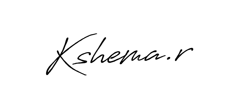 Make a beautiful signature design for name Kshema.r. Use this online signature maker to create a handwritten signature for free. Kshema.r signature style 7 images and pictures png