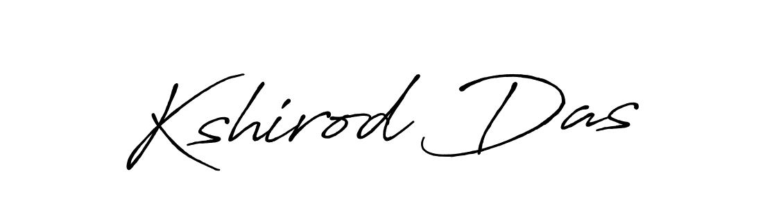 Use a signature maker to create a handwritten signature online. With this signature software, you can design (Antro_Vectra_Bolder) your own signature for name Kshirod Das. Kshirod Das signature style 7 images and pictures png