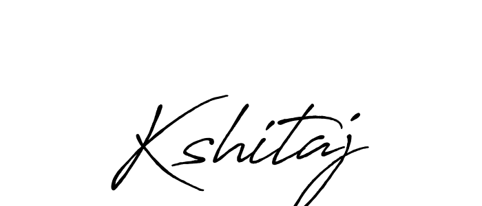 Use a signature maker to create a handwritten signature online. With this signature software, you can design (Antro_Vectra_Bolder) your own signature for name Kshitaj. Kshitaj signature style 7 images and pictures png