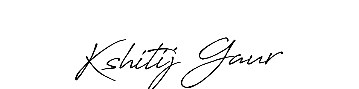It looks lik you need a new signature style for name Kshitij Gaur. Design unique handwritten (Antro_Vectra_Bolder) signature with our free signature maker in just a few clicks. Kshitij Gaur signature style 7 images and pictures png