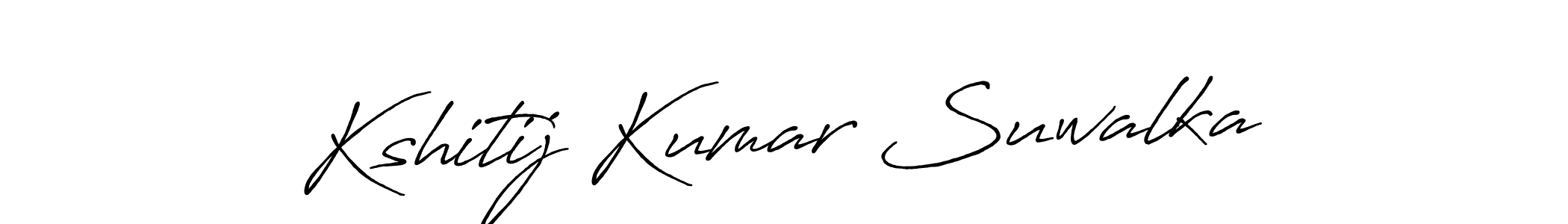 It looks lik you need a new signature style for name Kshitij Kumar Suwalka. Design unique handwritten (Antro_Vectra_Bolder) signature with our free signature maker in just a few clicks. Kshitij Kumar Suwalka signature style 7 images and pictures png