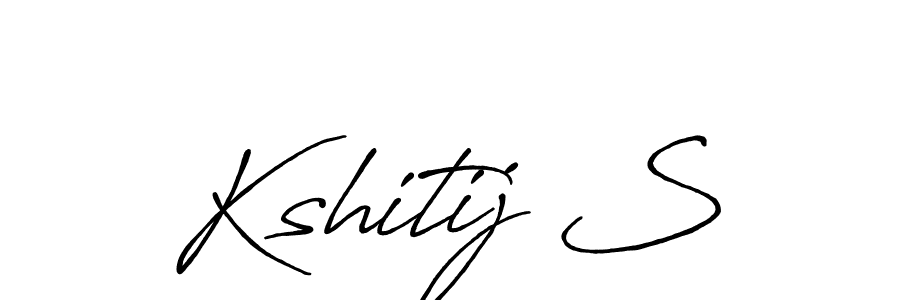 Make a beautiful signature design for name Kshitij S. Use this online signature maker to create a handwritten signature for free. Kshitij S signature style 7 images and pictures png