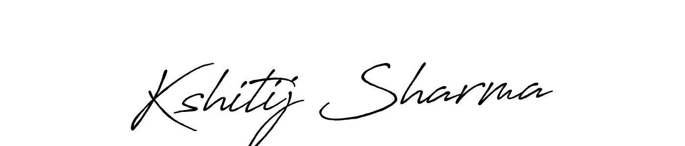 It looks lik you need a new signature style for name Kshitij Sharma. Design unique handwritten (Antro_Vectra_Bolder) signature with our free signature maker in just a few clicks. Kshitij Sharma signature style 7 images and pictures png