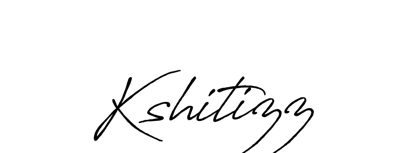 Similarly Antro_Vectra_Bolder is the best handwritten signature design. Signature creator online .You can use it as an online autograph creator for name Kshitizz. Kshitizz signature style 7 images and pictures png