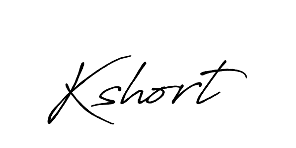 How to make Kshort signature? Antro_Vectra_Bolder is a professional autograph style. Create handwritten signature for Kshort name. Kshort signature style 7 images and pictures png