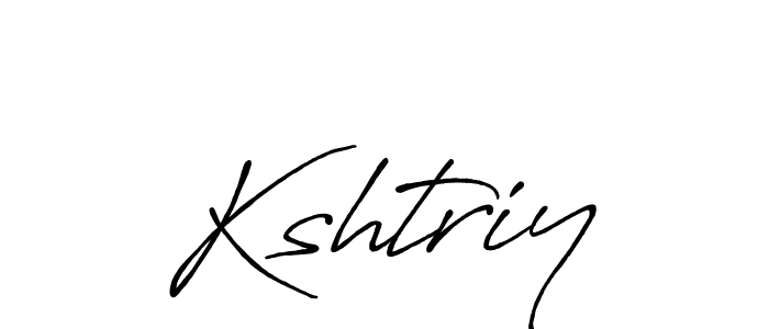 Also we have Kshtriy name is the best signature style. Create professional handwritten signature collection using Antro_Vectra_Bolder autograph style. Kshtriy signature style 7 images and pictures png