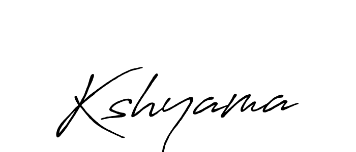 How to make Kshyama name signature. Use Antro_Vectra_Bolder style for creating short signs online. This is the latest handwritten sign. Kshyama signature style 7 images and pictures png