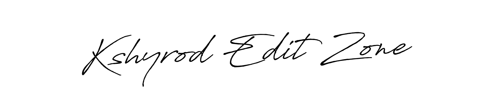 How to make Kshyrod Edit Zone name signature. Use Antro_Vectra_Bolder style for creating short signs online. This is the latest handwritten sign. Kshyrod Edit Zone signature style 7 images and pictures png