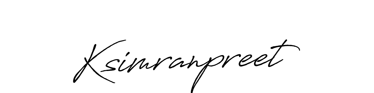 Once you've used our free online signature maker to create your best signature Antro_Vectra_Bolder style, it's time to enjoy all of the benefits that Ksimranpreet name signing documents. Ksimranpreet signature style 7 images and pictures png