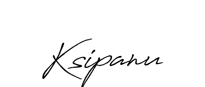How to make Ksipanu name signature. Use Antro_Vectra_Bolder style for creating short signs online. This is the latest handwritten sign. Ksipanu signature style 7 images and pictures png