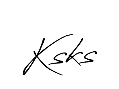 Ksks stylish signature style. Best Handwritten Sign (Antro_Vectra_Bolder) for my name. Handwritten Signature Collection Ideas for my name Ksks. Ksks signature style 7 images and pictures png