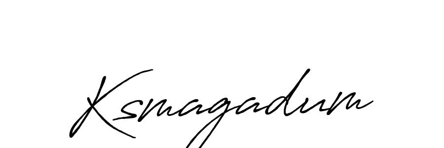 Similarly Antro_Vectra_Bolder is the best handwritten signature design. Signature creator online .You can use it as an online autograph creator for name Ksmagadum. Ksmagadum signature style 7 images and pictures png