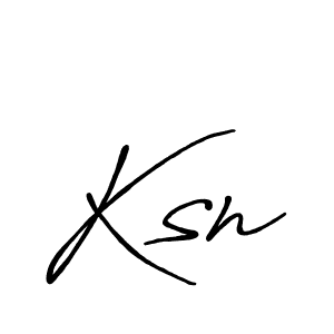 It looks lik you need a new signature style for name Ksn. Design unique handwritten (Antro_Vectra_Bolder) signature with our free signature maker in just a few clicks. Ksn signature style 7 images and pictures png