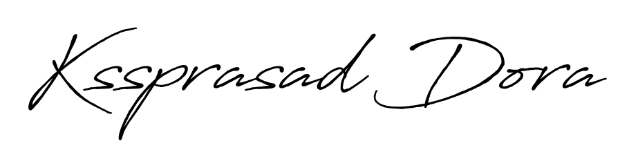 Make a short Kssprasad Dora signature style. Manage your documents anywhere anytime using Antro_Vectra_Bolder. Create and add eSignatures, submit forms, share and send files easily. Kssprasad Dora signature style 7 images and pictures png