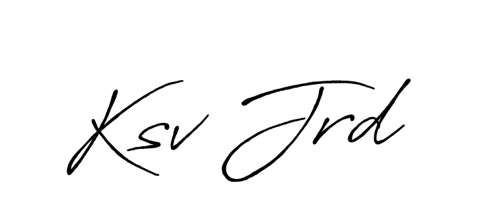 The best way (Antro_Vectra_Bolder) to make a short signature is to pick only two or three words in your name. The name Ksv Jrd include a total of six letters. For converting this name. Ksv Jrd signature style 7 images and pictures png