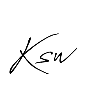 How to Draw Ksw signature style? Antro_Vectra_Bolder is a latest design signature styles for name Ksw. Ksw signature style 7 images and pictures png