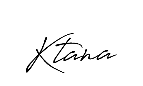 Design your own signature with our free online signature maker. With this signature software, you can create a handwritten (Antro_Vectra_Bolder) signature for name Ktana. Ktana signature style 7 images and pictures png