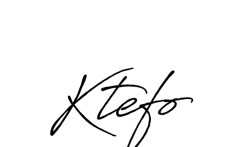 Use a signature maker to create a handwritten signature online. With this signature software, you can design (Antro_Vectra_Bolder) your own signature for name Ktefo. Ktefo signature style 7 images and pictures png