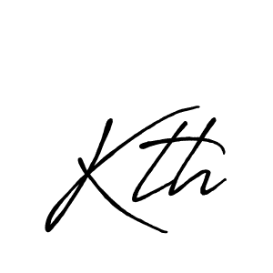 Best and Professional Signature Style for Kth. Antro_Vectra_Bolder Best Signature Style Collection. Kth signature style 7 images and pictures png