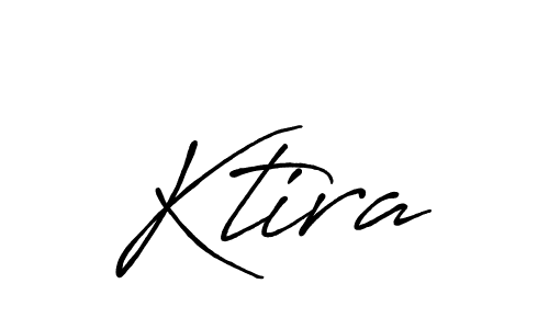 How to make Ktira name signature. Use Antro_Vectra_Bolder style for creating short signs online. This is the latest handwritten sign. Ktira signature style 7 images and pictures png