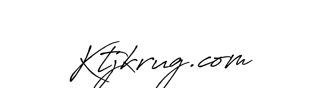 How to make Ktjkrug.com name signature. Use Antro_Vectra_Bolder style for creating short signs online. This is the latest handwritten sign. Ktjkrug.com signature style 7 images and pictures png