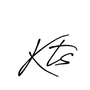 You should practise on your own different ways (Antro_Vectra_Bolder) to write your name (Kts) in signature. don't let someone else do it for you. Kts signature style 7 images and pictures png